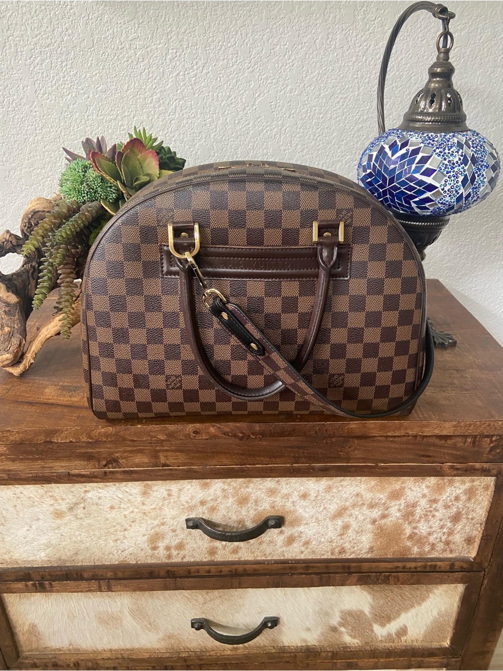 Louis Vuitton Damier Ebene Satchel